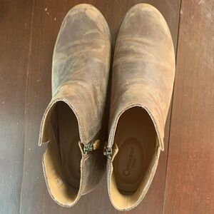 Clarks Leather Ankle Boots